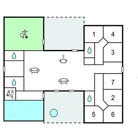 Lovely In With Sauna - C04646 Vakantiehuis
